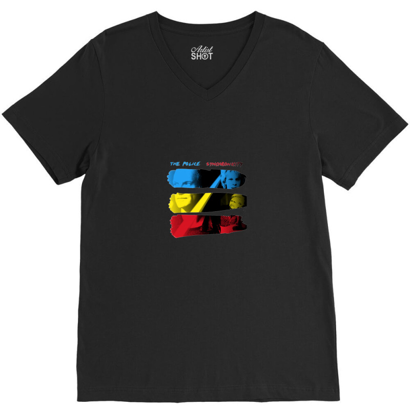 The Police Synchronicity Album 1 V-Neck Tee by DavidDurbin | Artistshot