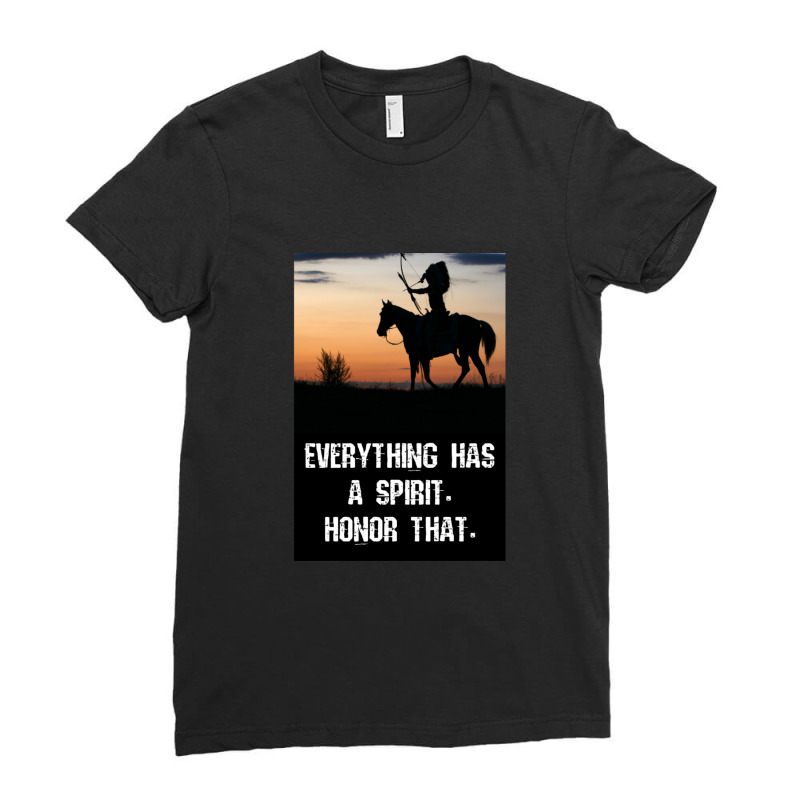 Native American Wisdom 1 Ladies Fitted T-Shirt by RichardLopez | Artistshot