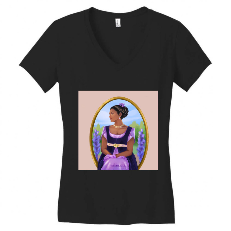 Miss Katharine Sharma Premium Scoop Women's V-Neck T-Shirt by UJAYWEHYE | Artistshot