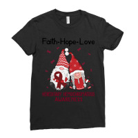 Faith Hope Love Hereditary Hemochromatosis Awareness Ladies Fitted T-shirt | Artistshot