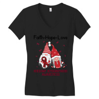 Faith Hope Love Hereditary Hemochromatosis Awareness Women's V-neck T-shirt | Artistshot