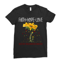 Faith Hope Love Hereditary Hemochromatosis Awareness Ladies Fitted T-shirt | Artistshot