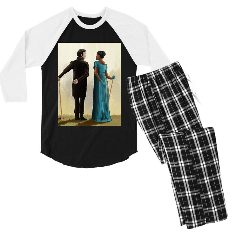 Of  Of Anthony And Kate, Design Men's 3/4 Sleeve Pajama Set | Artistshot