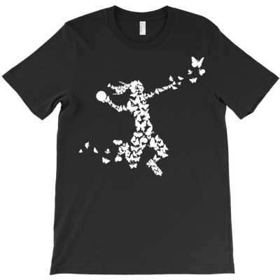 Handball T  Shirt Handball Butterflies Handball Player T  Shirt T-shirt Designed By Dominic Rempel