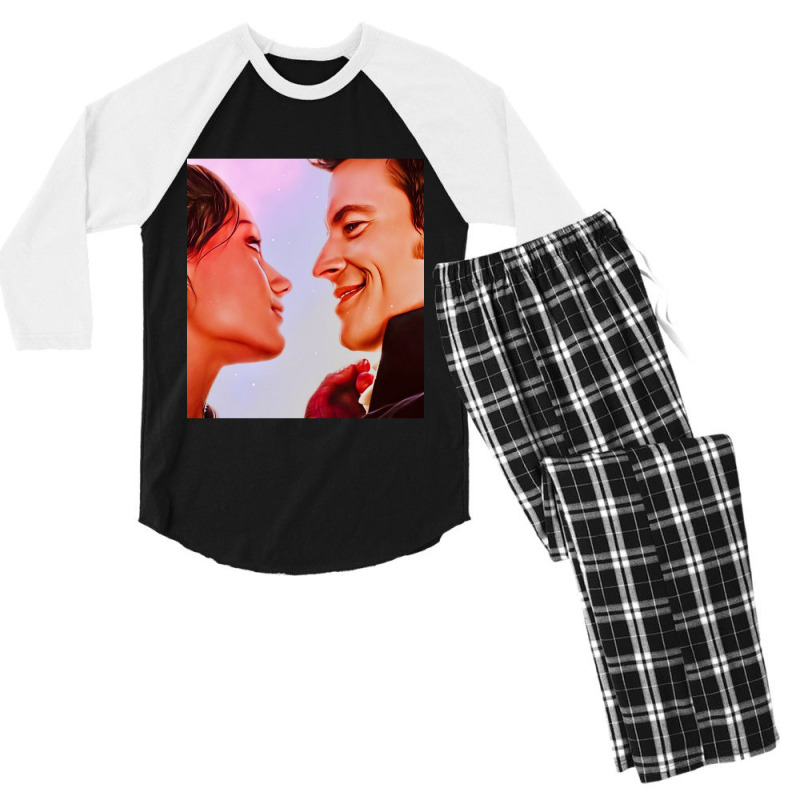 Of Anthony And Kate, Design Men's 3/4 Sleeve Pajama Set | Artistshot