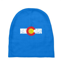 Vintage Colorado Flag Baby Beanies | Artistshot