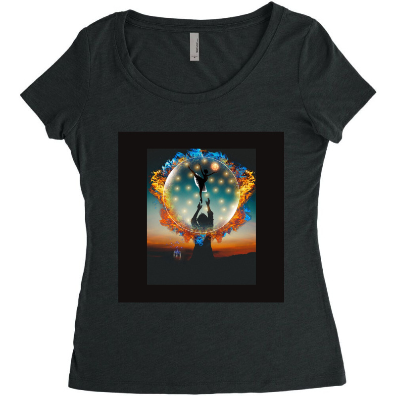 Firefly Festival Chiffon Top Women's Triblend Scoop T-shirt by THOMASDOUTRE | Artistshot