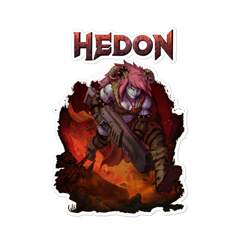 Hedon Original Cover Art (clothing Splash) Sticker | Artistshot