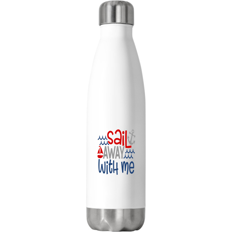 Sail Away With Me Stainless Steel Water Bottle | Artistshot