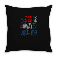 Sail Away With Me Throw Pillow | Artistshot