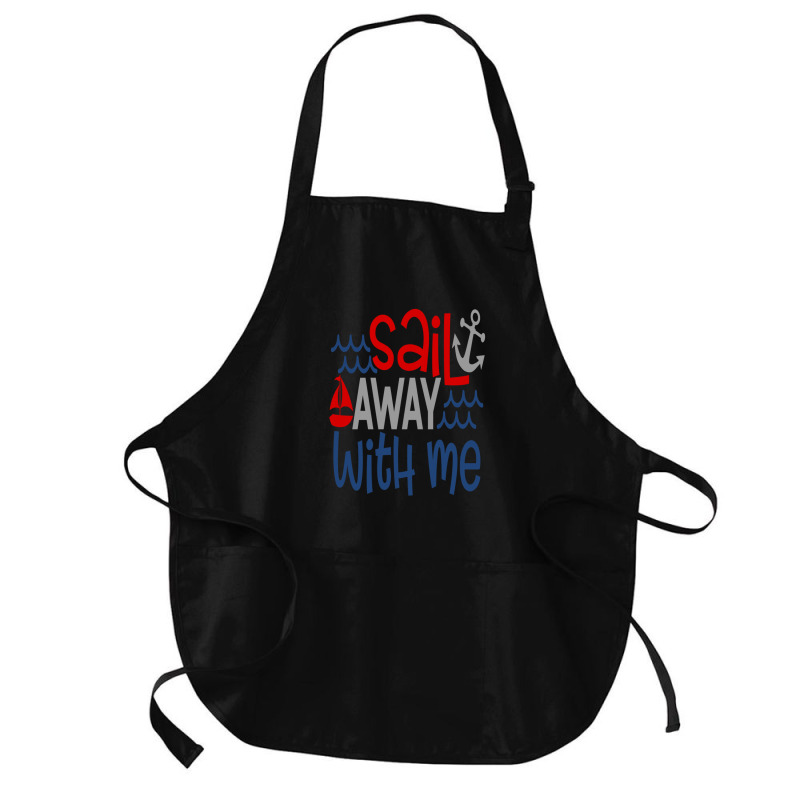 Sail Away With Me Medium-length Apron | Artistshot