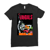 The Vandals, The Vandals Art, The Vandals Painting, The Vandals Vintag Ladies Fitted T-shirt | Artistshot