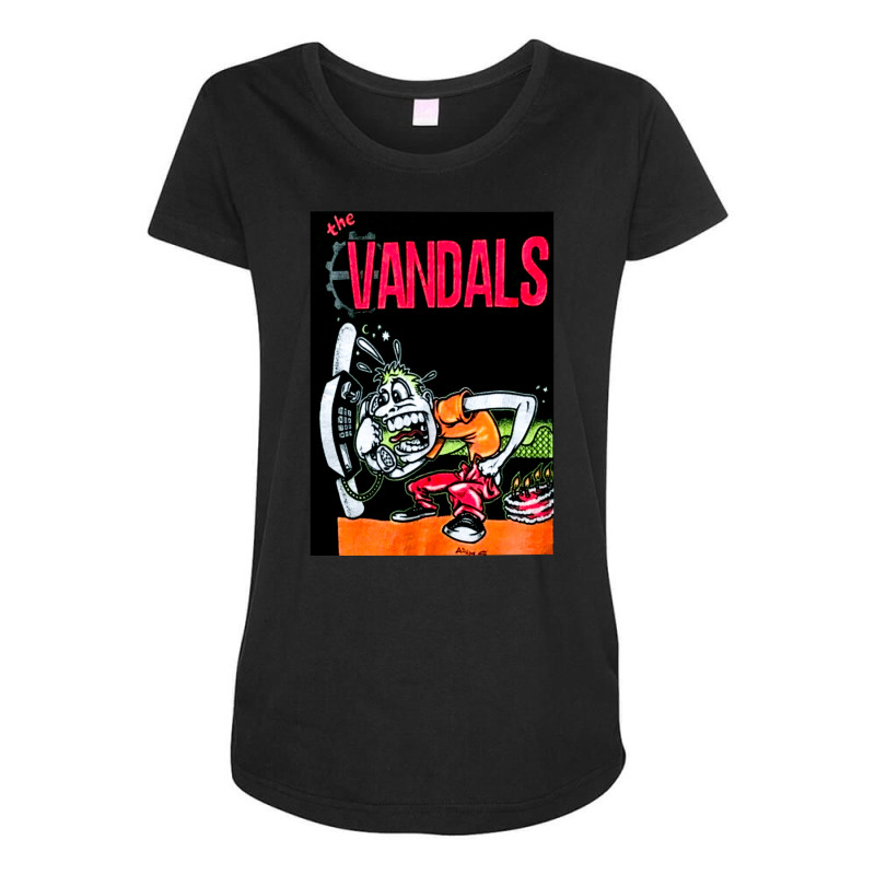 The Vandals, The Vandals Art, The Vandals Painting, The Vandals Vintag Maternity Scoop Neck T-shirt by cm-arts | Artistshot