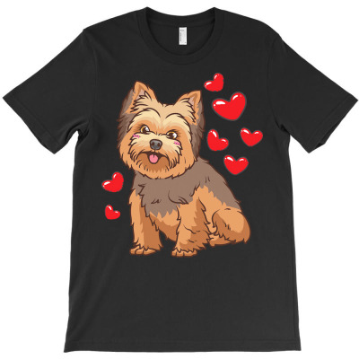 Yorkie T  Shirt Cute Yorkshire Terrier Yorkie Dog Gift T  Shirt T-shirt Designed By Precious Boyle