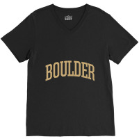 Boulder Boulder Spors College-syle Co V-neck Tee | Artistshot