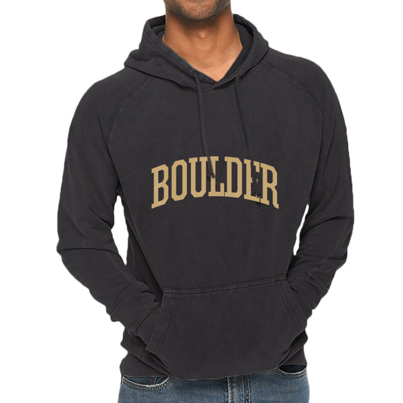 Boulder Boulder Spors College-syle Co Vintage Hoodie | Artistshot