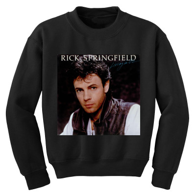 Rick Springfield Youth Sweatshirt Designed By Sisi Kumala