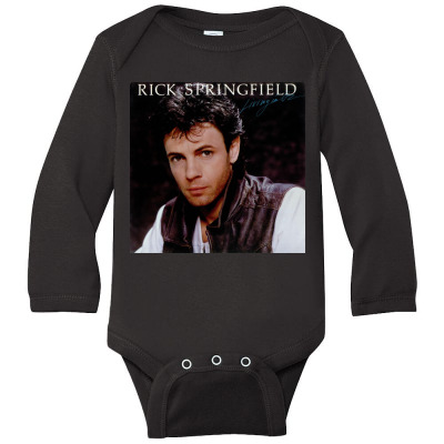 Rick Springfield Long Sleeve Baby Bodysuit Designed By Sisi Kumala