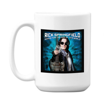 Rick Springfield 15 Oz Coffee Mug Designed By Sisi Kumala
