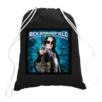 Rick Springfield Drawstring Bags Designed By Sisi Kumala