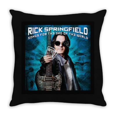 Rick Springfield Throw Pillow Designed By Sisi Kumala