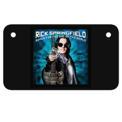 Rick Springfield Motorcycle License Plate Designed By Sisi Kumala