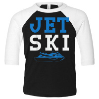 Jet Ski Lettering Jetski Rider Pwc Water Scooter Toddler 3/4 Sleeve Tee | Artistshot