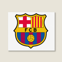 Fc #barcelona Landscape Canvas Print | Artistshot