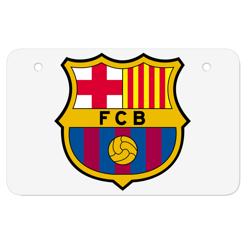 Fc #barcelona Atv License Plate | Artistshot