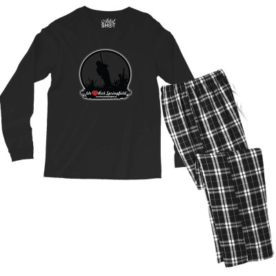 Rick Springfield Men's Long Sleeve Pajama Set Designed By Sisi Kumala