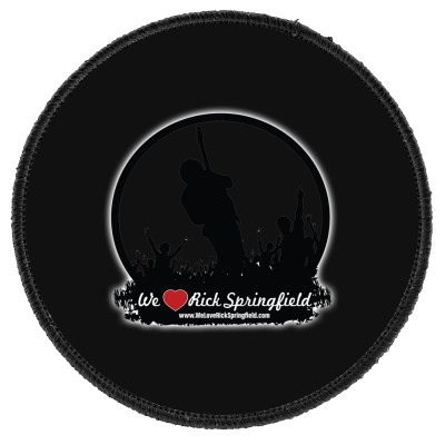 Rick Springfield Round Patch Designed By Sisi Kumala