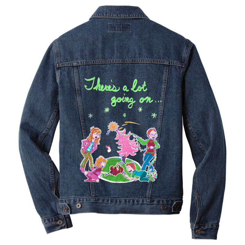 Everything Keeps Happening All The Time Men Denim Jacket | Artistshot