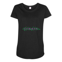 Summer Leaf Maternity Scoop Neck T-shirt | Artistshot