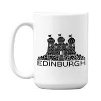 Edinburgh Scotland City Flag United Kingdom 15 Oz Coffee Mug | Artistshot