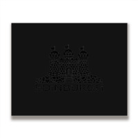 Edinburgh Scotland City Flag United Kingdom Metal Print Horizontal | Artistshot