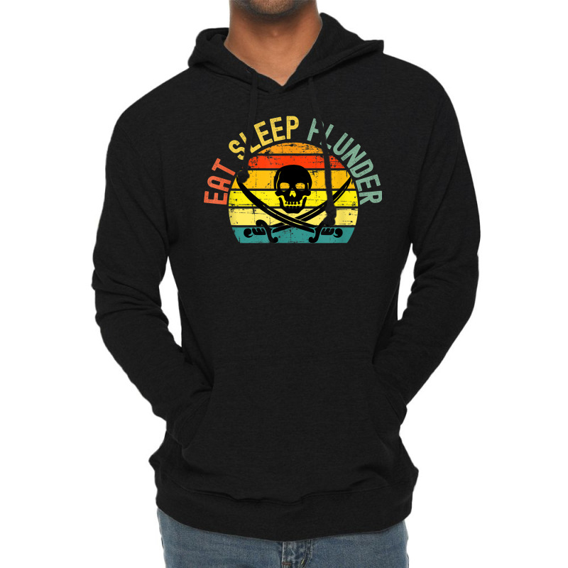 Eat Sleep Plunder Pirate Party Lightweight Hoodie | Artistshot