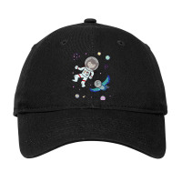 Jaiden Animations Astronaut Surrounded By Bird, Stars And Planets, Hav Adjustable Cap | Artistshot