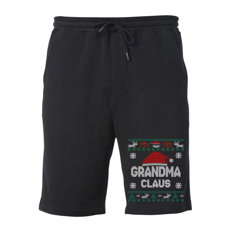 Grandma Ugly Sweater Christmas Fleece Short by Mello Greenwood | Artistshot