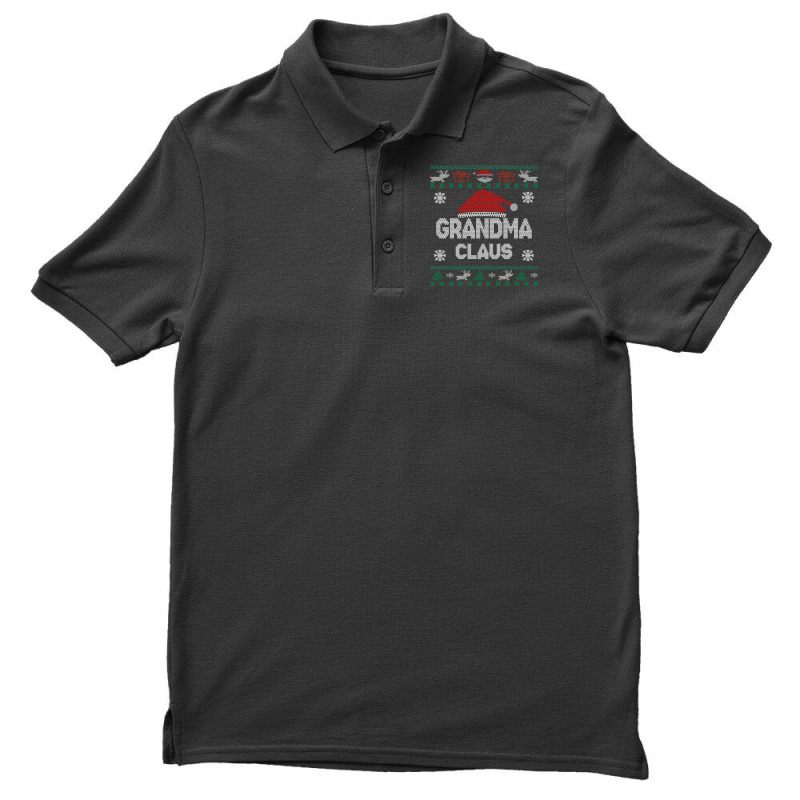 Grandma Ugly Sweater Christmas Men's Polo Shirt by Mello Greenwood | Artistshot