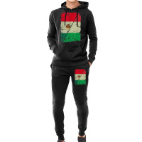 Italian And Mexican Flag Together Mixed Family Roots Hoodie & Jogger Set | Artistshot