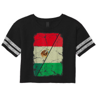 Italian And Mexican Flag Together Mixed Family Roots Scorecard Crop Tee | Artistshot