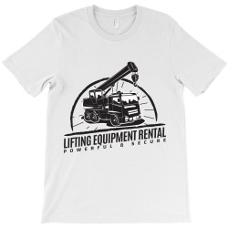 emblem of crane machine rental T-Shirt | Artistshot