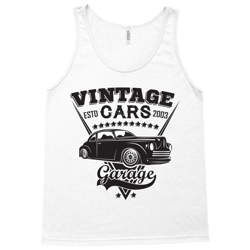 Emblem Of Muscle Car Repair And Service Organisationtion Tank Top | Artistshot