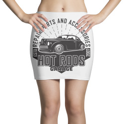 emblem of muscle car repair and service organizationtion Mini Skirts | Artistshot