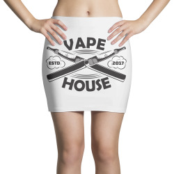 emblem of vape club or house Mini Skirts | Artistshot