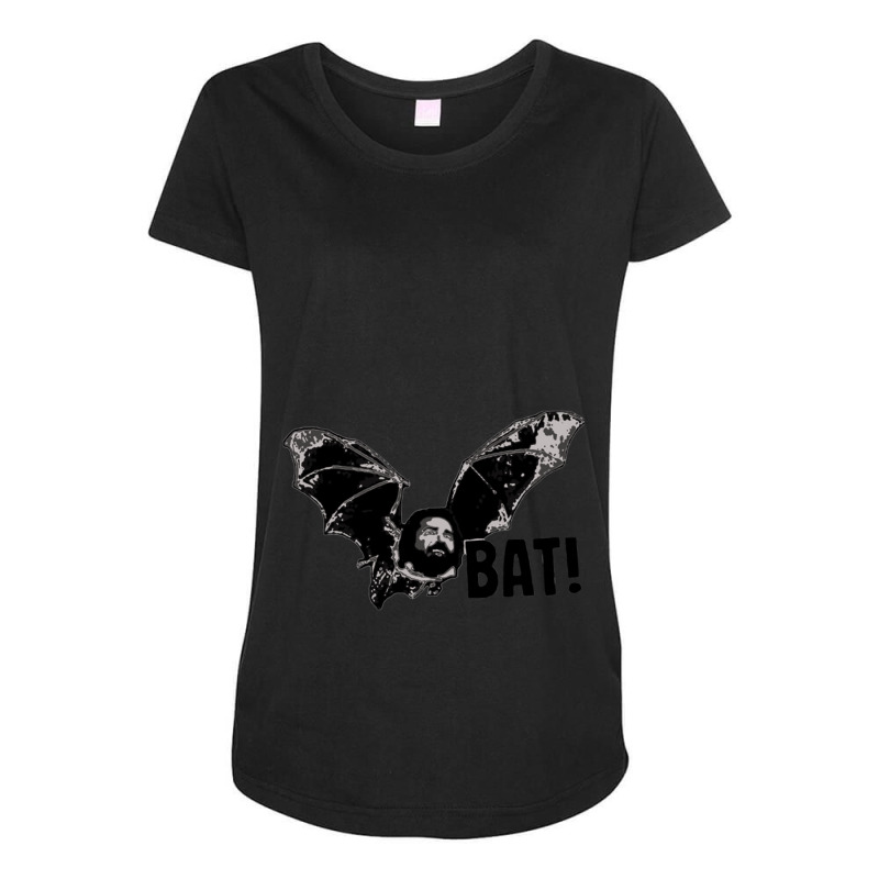 What We Do In The Shadows Jackie Daytona Bat Maternity Scoop Neck T-shirt by cm-arts | Artistshot