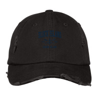 Block Island Ri Vintage Navy Crossed Oars & Boat Anchor Vintage Cap | Artistshot