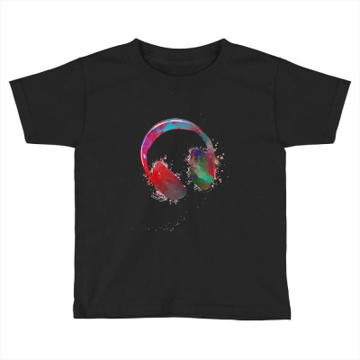 Headphones Music T  Shirtmusic Headphones #headphones #music T  Shirt Toddler T-shirt Designed By Fwaelchi961