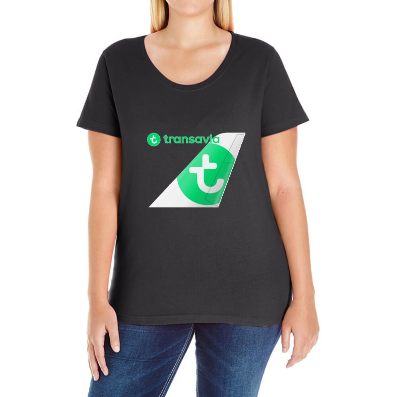 Transavia Classic Ladies Curvy T-Shirt by cm-arts | Artistshot