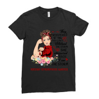 I Am The Storm Hereditary Hemochromatosis Awareness Ladies Fitted T-shirt | Artistshot